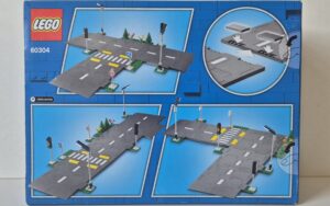 LEGO® City Straßenplatten - Straßenkreuzung mit Ampeln (60304) Verpackung Rückseite