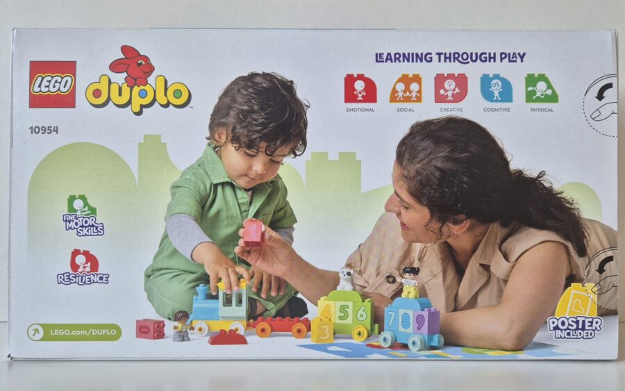 LEGO DUPLO Zahlenzug (10954) Verpackung Rückseite