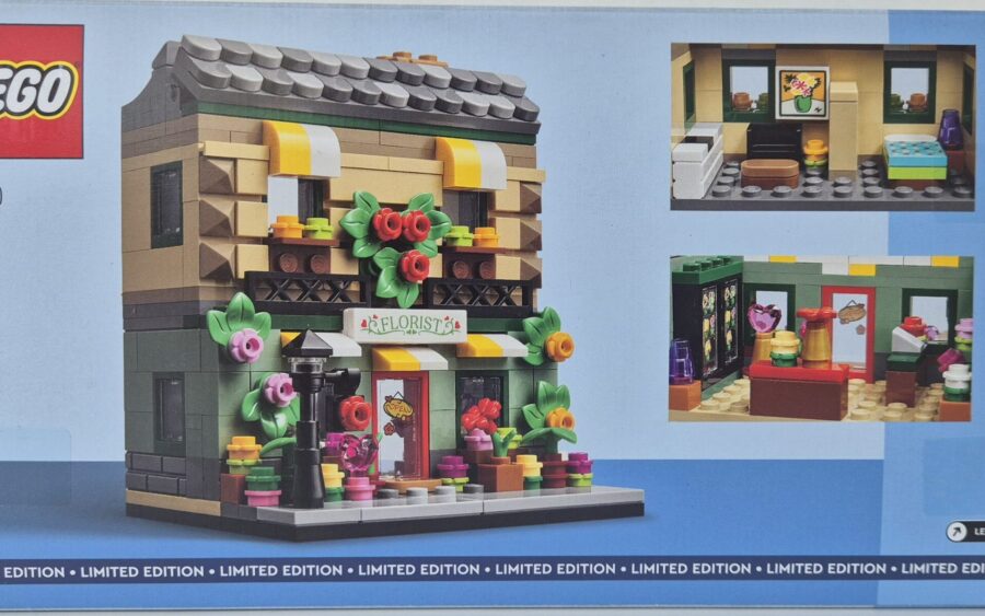 Lego Blumenladen 40680 Verpackung Rückseite