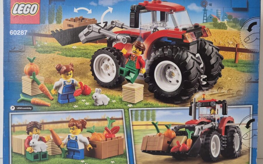 LEGO City Traktor (60287) Verpackung Rückseite LEGO City Traktor (60287) Verpackung Rückseite