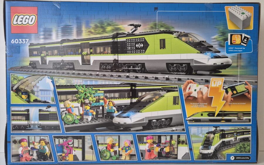 LEGO City Personen-Schnellzug 60337 Verpackung Rückseite