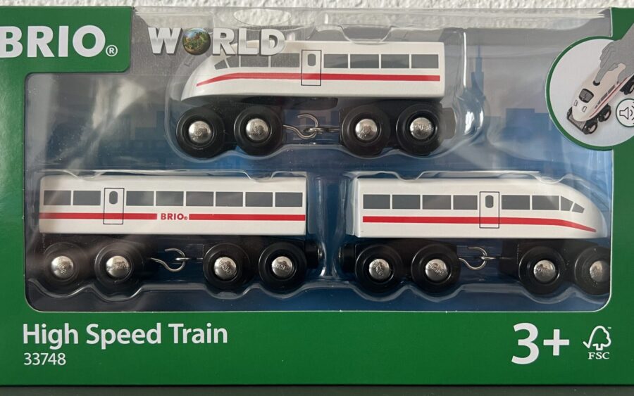 Brio Schnellzug mit Sound 33748 Verpackung Vorderseite