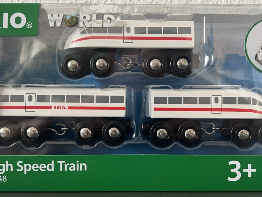 Brio Schnellzug mit Sound 33748 Verpackung Vorderseite