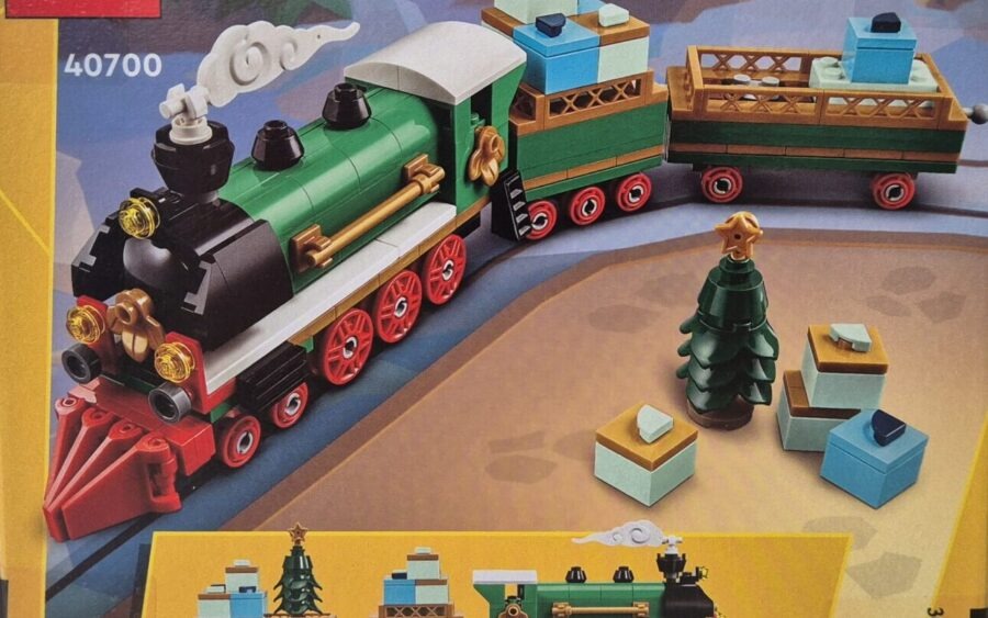 LEGO® Creator 40700 Weihnachts Eisenbahn Rückseite LEGO® Creator 40700 Weihnachts Eisenbahn Rückseite