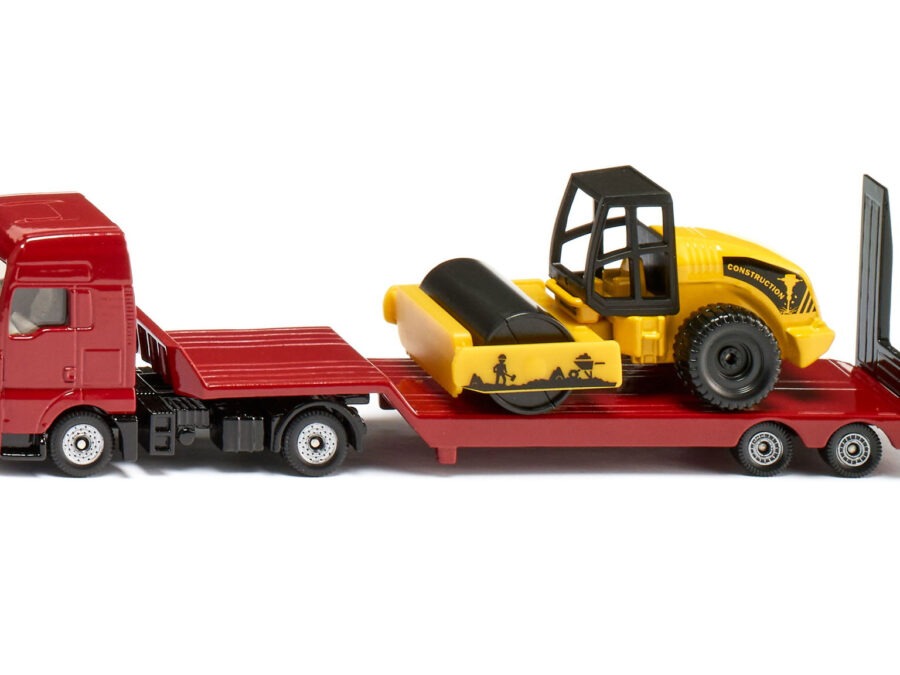 Siku 1760 MAN LKW mit Tieflader und Straßenwalze